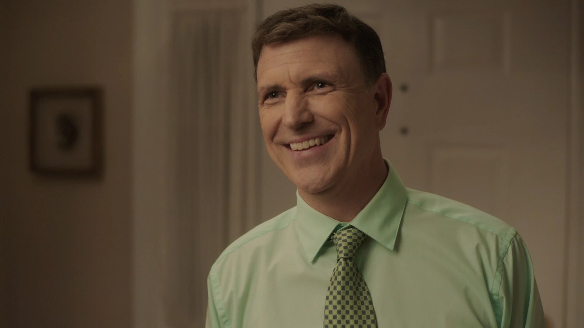 Richard Dobbs breaks into a broad smile