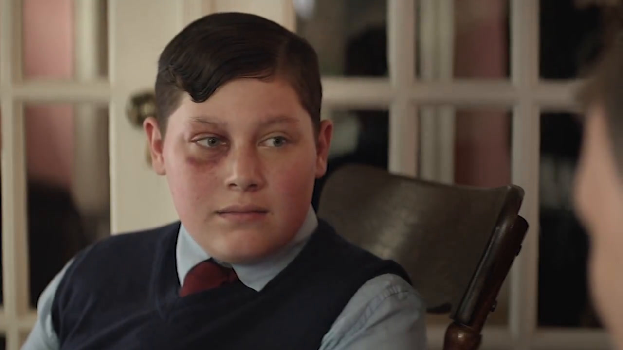 David Rosenthal as Buckley, listening to his father Arthur